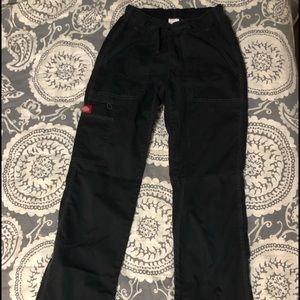 Dickies Black Scrub Pants